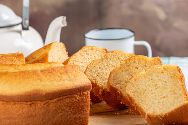 istock Orange cake, beautiful orange cake and accessories on rustic wood, selective focus. 1988452226