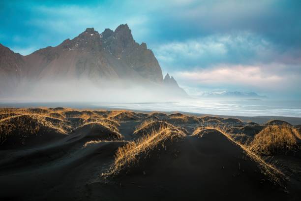 istock Mountains and mist in Iceland 1988487557