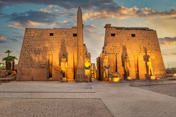 istock Temple of Luxor at sunset 1988570298
