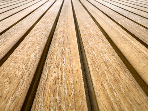 Worn out wood tabletop with perspective