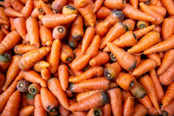 carrots bunch in the market