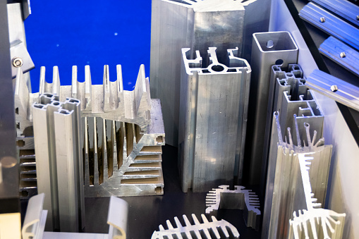 Aluminum profile of various shapes for fastenings
