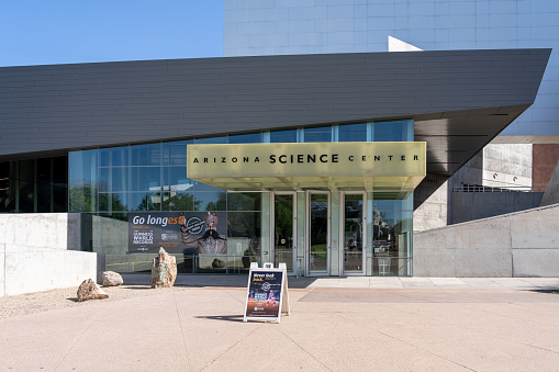 Arizona Science Center in Downtown Phoenix, Arizona, USA, on May 26, 2023.