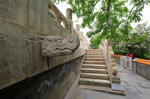 The Summer Palace cultural landmark in Beijing, China against clear sky background