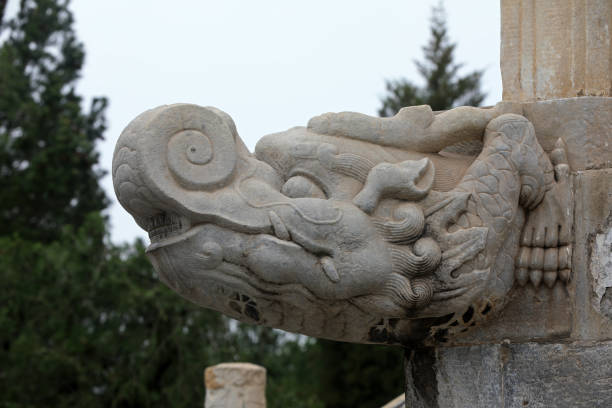 Chinese stone carvings in the park