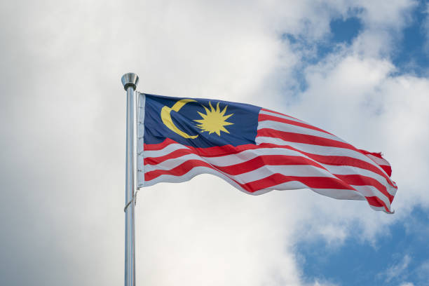 istock Malaysia flag waving against the sky. 1988917591