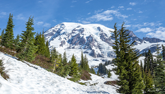 the snowy trek up one of America's most famous peaks