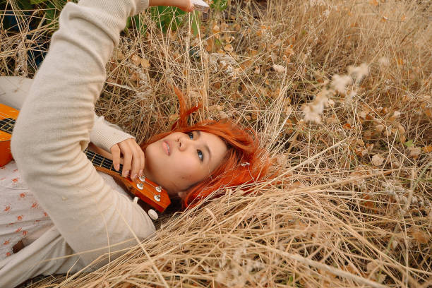cute red hair musician