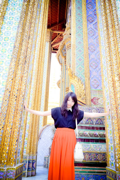 chinese woman on vacation