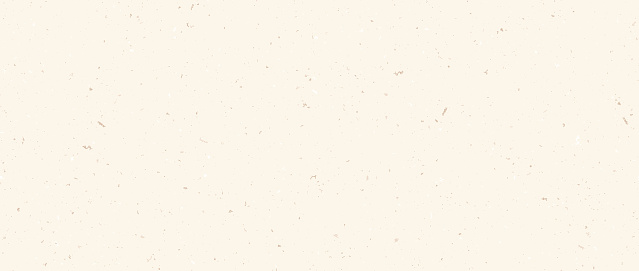 Cream seamless grain paper texture. Vintage ecru background with dots, speckles, specks, flecks, particles. Light tan craft repeating wallpaper. Natural beige grunge surface texture. Vector backdrop