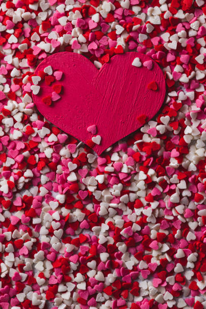 istock A big pink heart with small hearts 1989135612