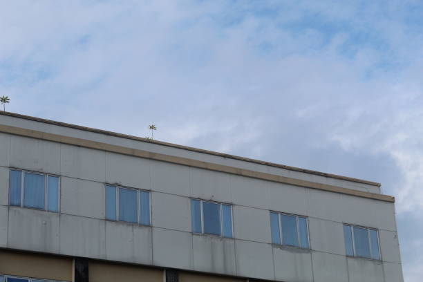 istock A perspective of a modern office building 1989329394
