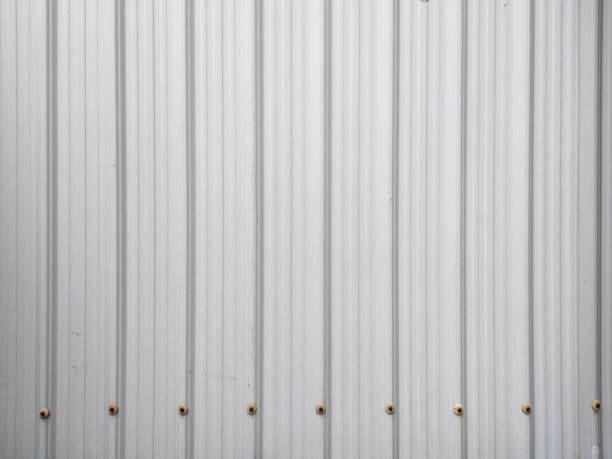 istock wavy wall made of PVC sheets 1989340337