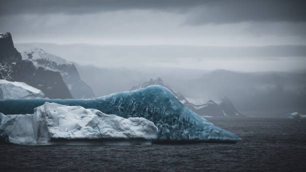 istock Dramatic Panorama Antarctica Coastal Icebergs 1989412358