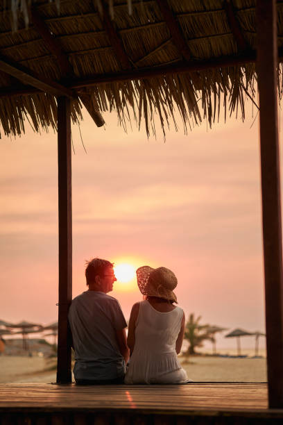 istock Senior couple enjoying sunrise 1989431412