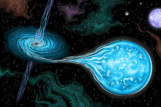 Vector illustration of Vector illustration of Black Hole