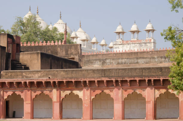 istock Beautiful architecture at Agra Fort, Agra, Uttar Pradesh, India 1989460621