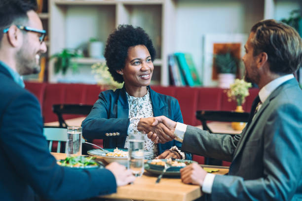 istock Congratulating the new business partner 1989515950