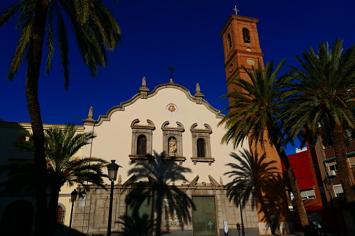 Church on Rosary Square in the Cabanyal district, Valencia, Spain
