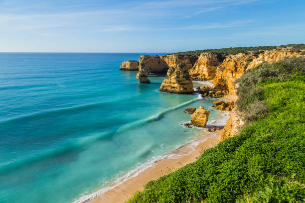 istock Cliffs in the Coast of Algarve 1989604232