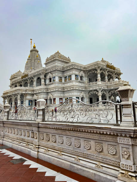 istock Prem Mandir Hindu temple in Vrindavan 1989635749