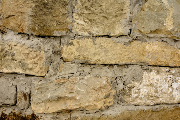 istock Cement blocks are laid out with a wall, a texture 1989670718