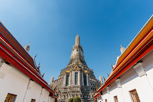 Wat Arun (The Temple of Dawn) in Bangkok in Thailand.