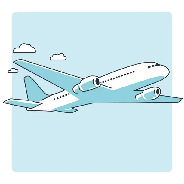 Vector illustration of Plane