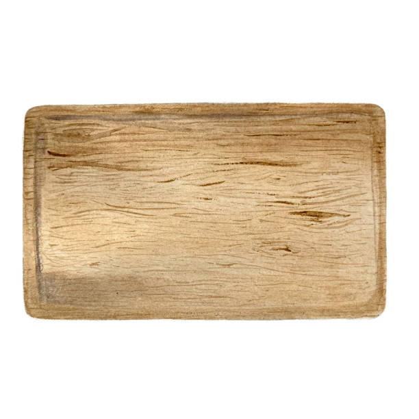 istock Watercolor wooden cutting board isolated on white 1989813324