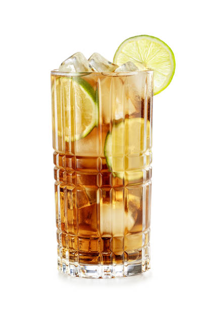 istock Cola and rum cocktail on the rocks 1989815427