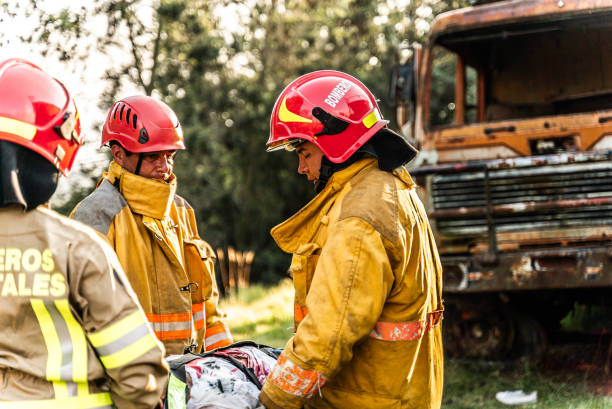 istock Paramedics helping a car accident victim 1989835768