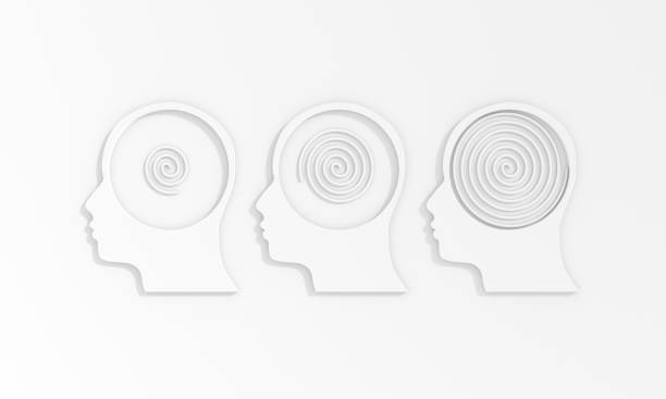 istock Personal growth and development. Business and education concept. Metaphor of problem solving, chaos and mess, difficult situation. Human maturation process. Brain transformation. 3D render 1989858335