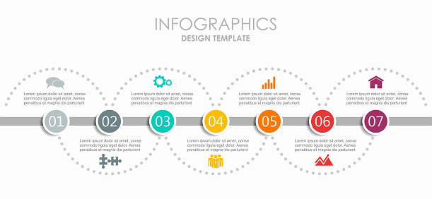 Infographic design template with place for your text. Vector illustration.