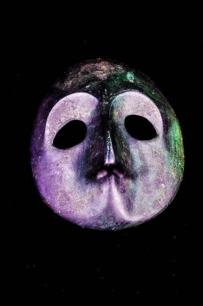 istock Japanese Metal Medieval Mask 1989868177