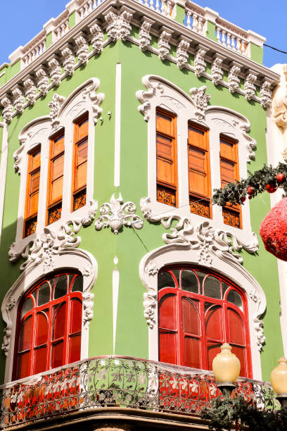 istock Colored Modern Building Windows in Las Palmas 1989868751
