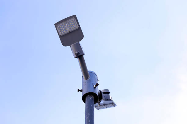 istock metal illuminator with LED technology lamps 1989893034