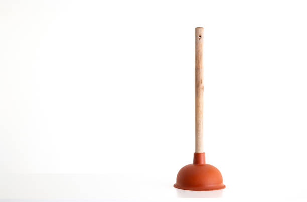 istock Toilet plunger isolated on white, no people 1989975390