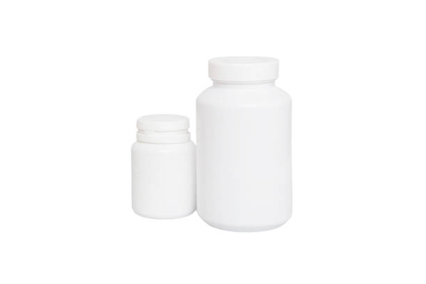 istock Blank medicine bottle isolated on white background 1989981883