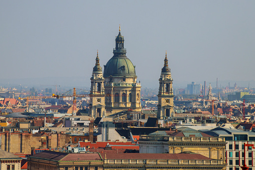 St. Stephen's Basilica in Budapest is landmark of Hungarian