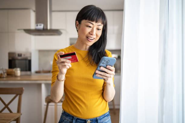 istock Online shopping relaxes me a lot 1990073930