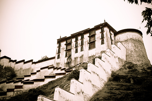 Lhasa, Tibet - 3 July 2013 - Potala Palace in Tibet