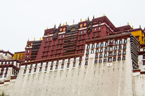 Lhasa, Tibet - 3 July 2013 - Potala Palace in Tibet