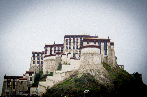 Lhasa, Tibet - 3 July 2013 - Potala Palace in Tibet