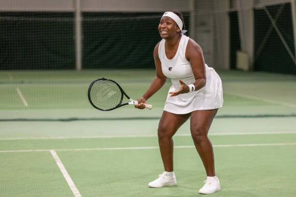 istock Tennis Player is disappointed after match 1990150001