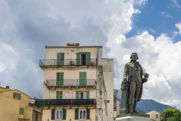 istock Corse, ancient houses in Corte 1990151579