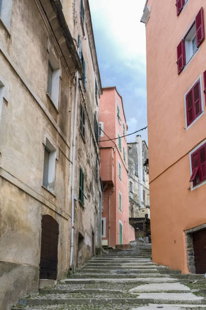 istock Corse, ancient houses in Corte 1990152617