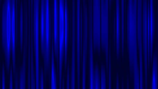 istock Abstract stripe gradient curtain graphic illustration background in tone of blue. 1990235770