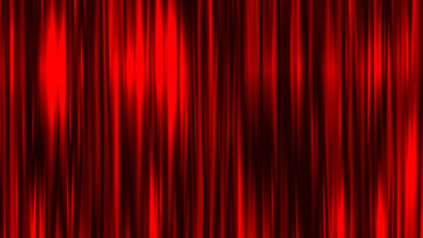 istock Abstract stripe gradient curtain graphic illustration background in tone of red. 1990235774