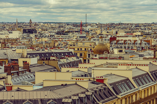 Rooftops in Paris-France