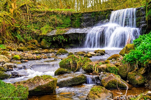 Waterfall In Cowling North Yorkshire England